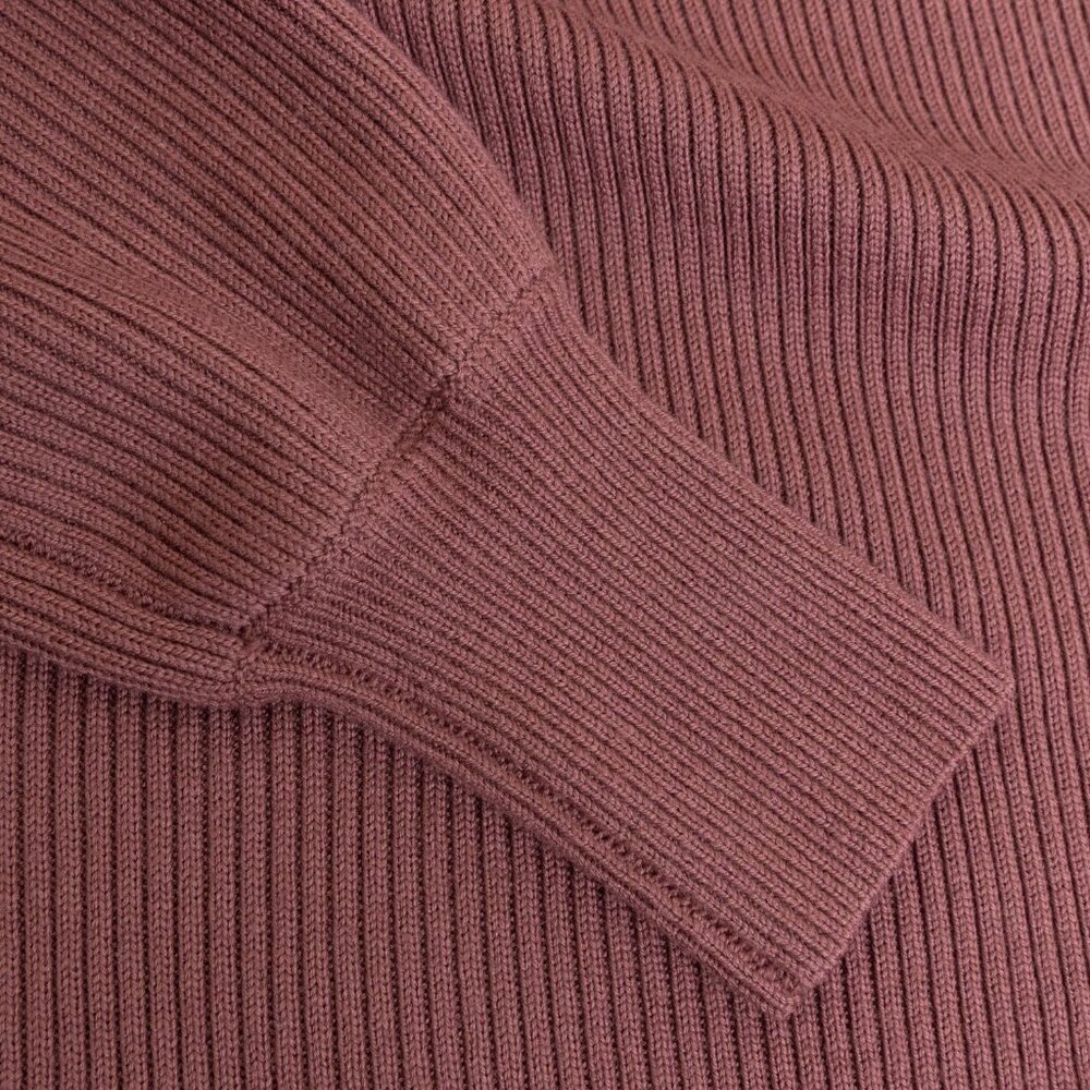 Aritzia Merino Wool Turtleneck Sweater Dress Tunic Soft Warm Rebecca Rose Pink - Picture 7 of 12